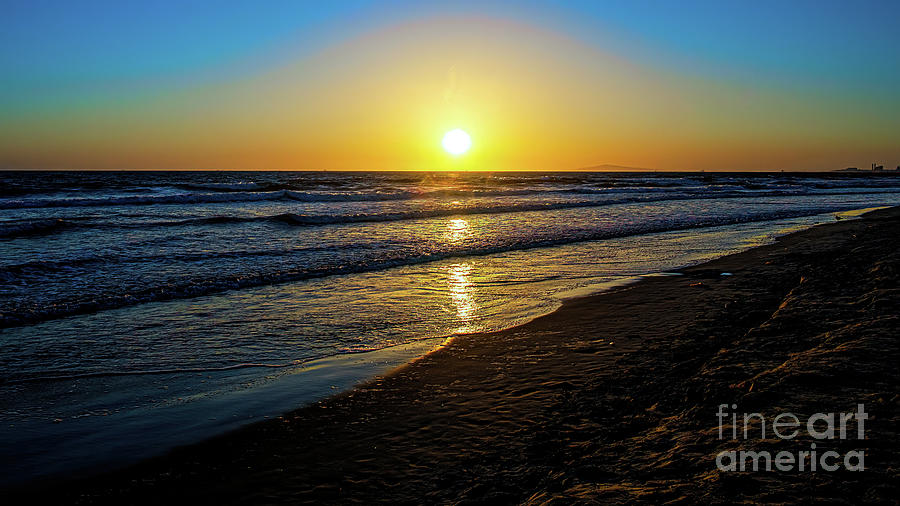 Sunset Photograph - Newport Beach Sunset by Jennifer Jenson