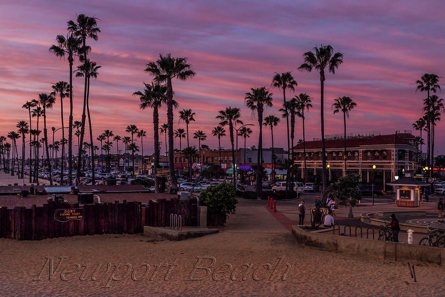 Newport Beach Photograph - Newport Beach Sunset by Patti Deters