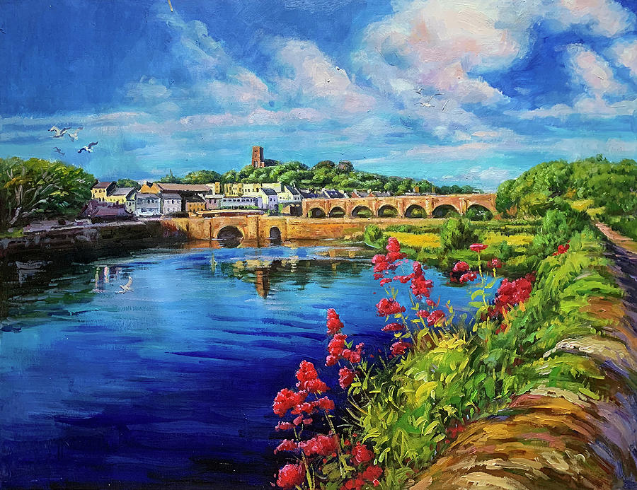 Newport Bridge, County mayo Painting by Conor McGuire