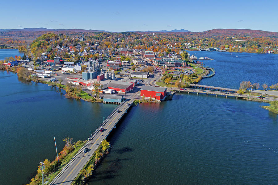 Newport City Vermont Photograph by John Rowe
