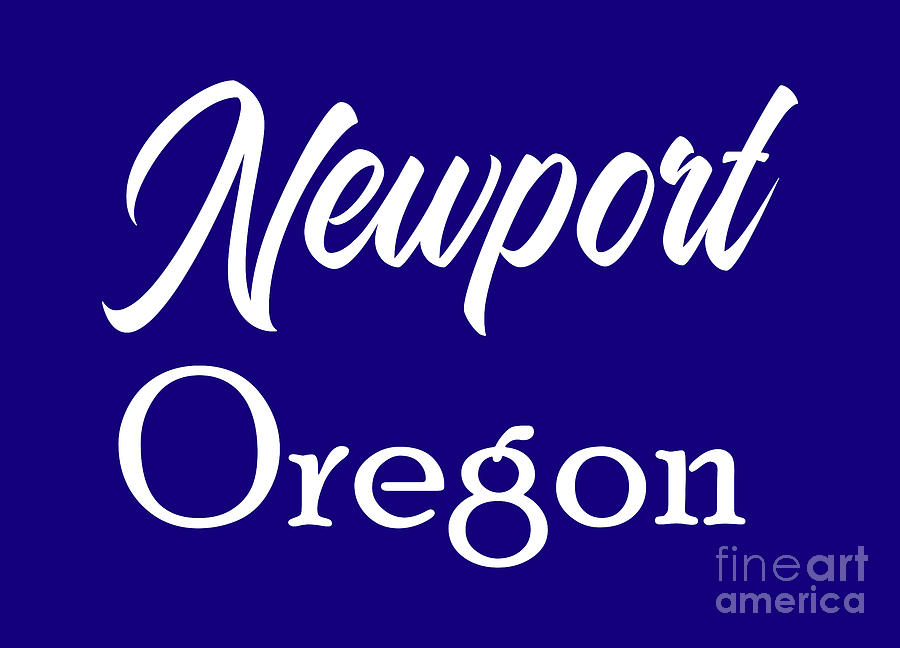 Newport, Oregon, Souvenir,  Digital Art by David Millenheft