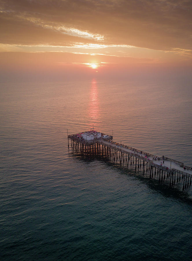 Ocean Photograph - Newport Pier by Seascaping Photography Ocean Photograph - Newport Pier by Seascaping Photography