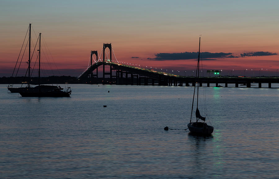 Newport Rhode Island Afterglow Photograph by Andrew Pacheco