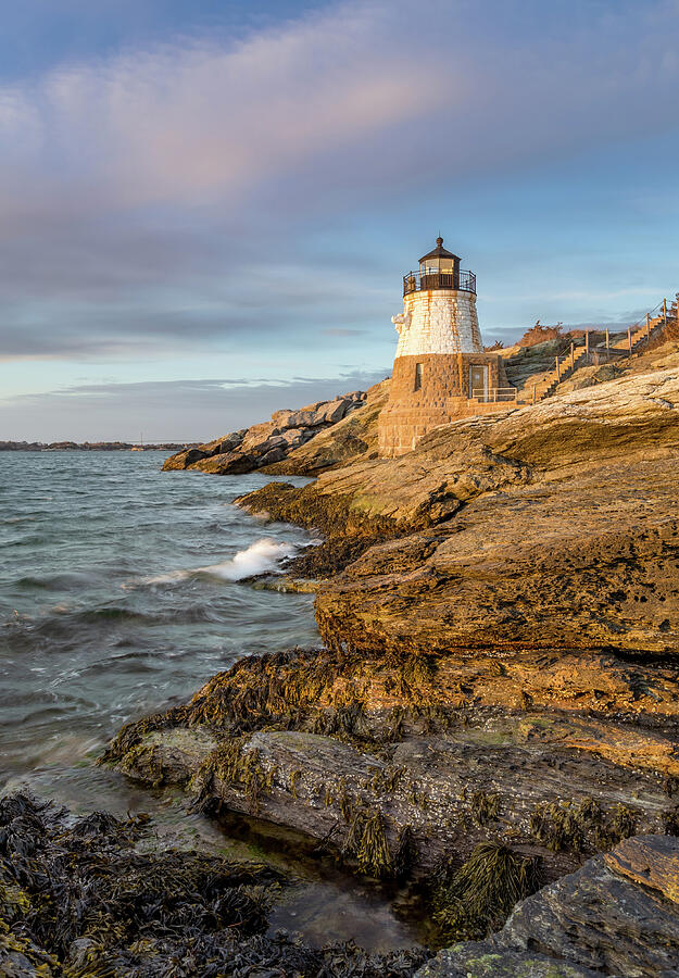 Newport Rhode Island Castle Hill Lighthouse Photograph by Andrew Pacheco