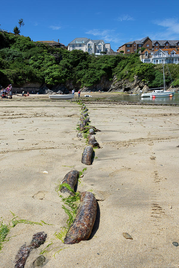 Newquay chain Photograph by Steev Stamford