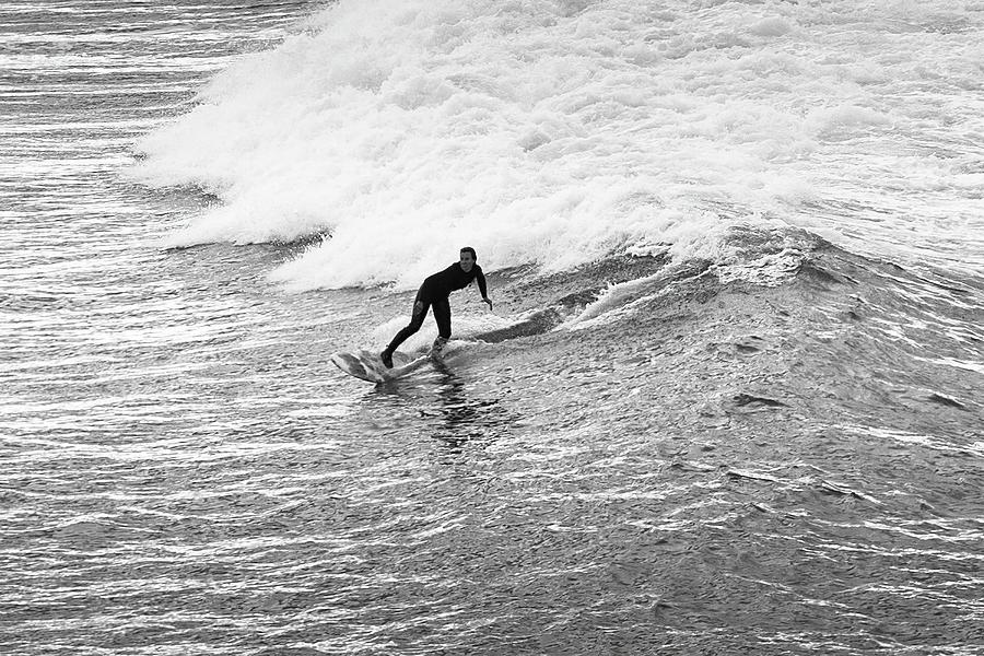 Newquay Surfer Photograph by David Pyatt