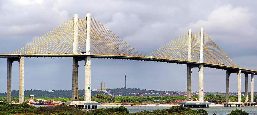 Newton Navarro Bridge, newest Natal City landmark Photograph by Carlos Alkmin