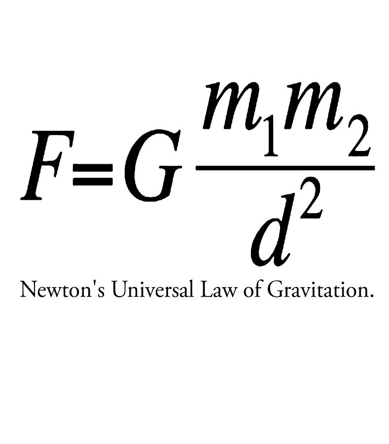 Newtons Universal Law Of Gravitation Digital Art By Tom Hill Fine Art America 2924