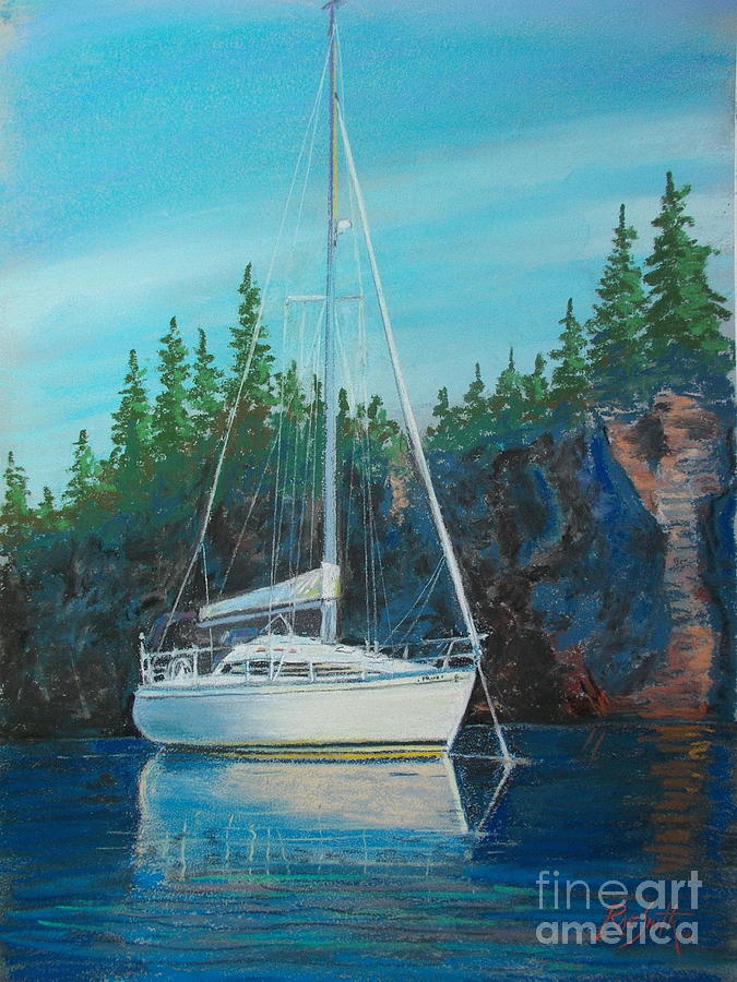 Next Friday Beneteau285   Pastel by Rae  Smith PAC