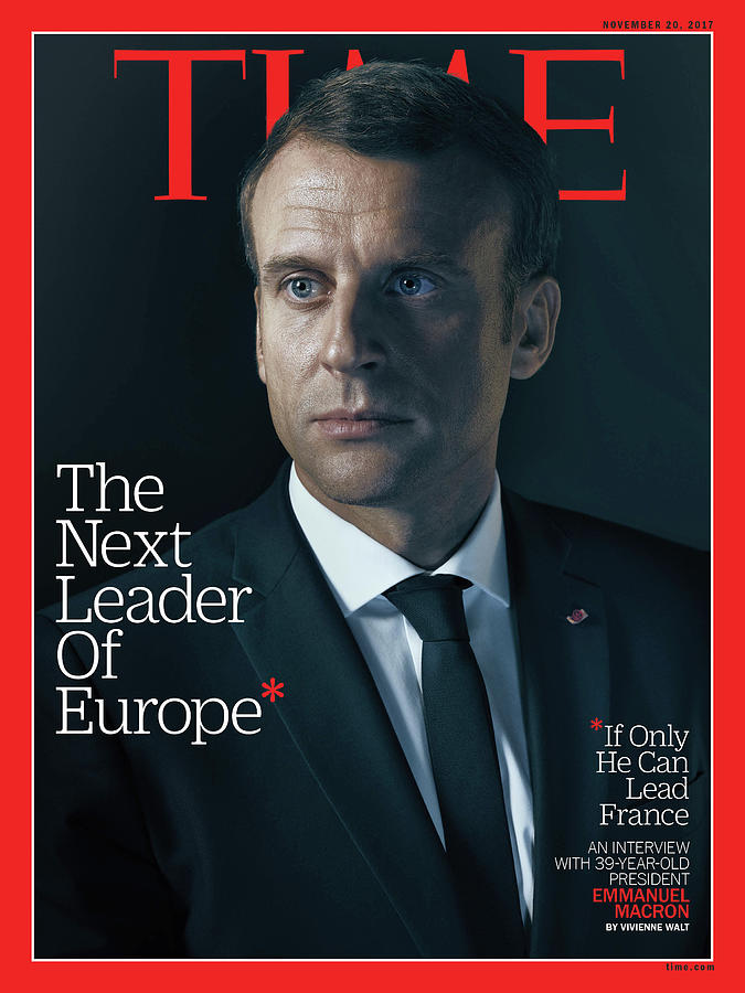 Next Leader of Europe - Emmanuel Macron Photograph by Photograph by Nadav Kander for TIME