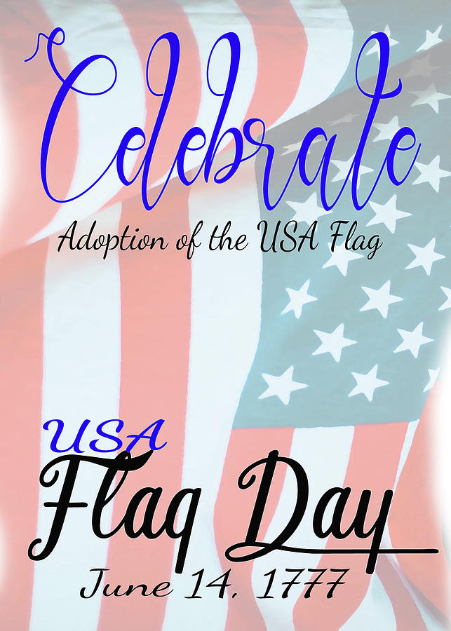 Next USA Holiday Celebrate Flag Day June 14th Digital Art by Delynn Addams