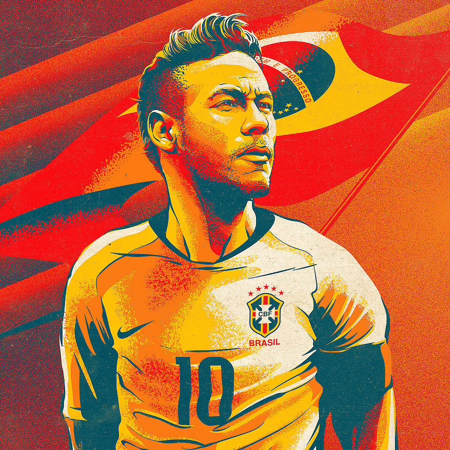 Neymar #1 Digital Art by Lac Lac - Fine Art America