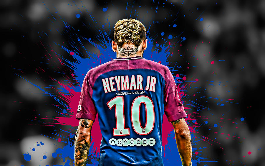 Neymar Jr. Flaunts Blue Hair in Instagram Post - wide 3