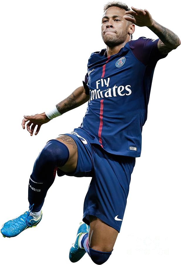 Neymar Painting by Gary Thompson - Pixels