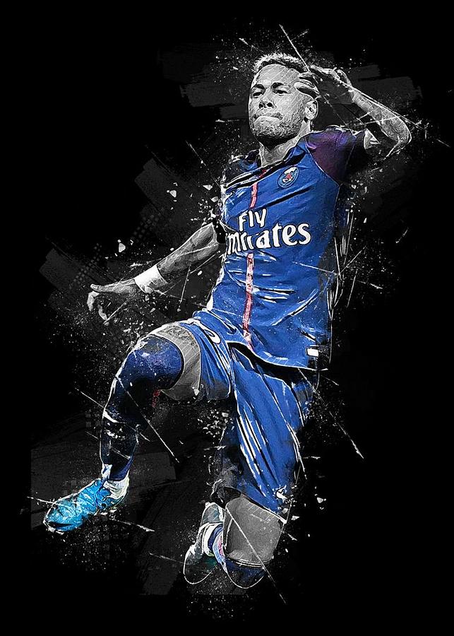 Neymar Mbappe Digital Art By Nica Mera - Fine Art America