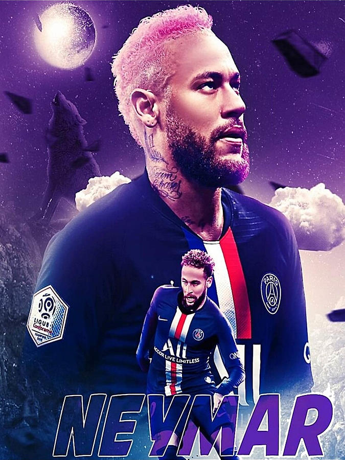 Neymar Psg Digital Art by Ini Bencana - Fine Art America