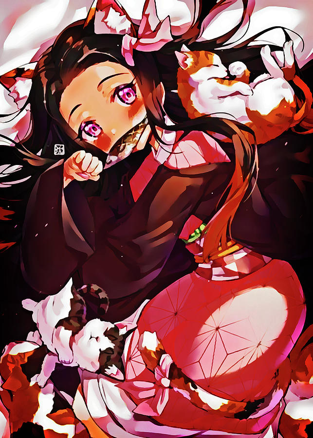 Nezuko Digital Art by Demon Sl Fine Art America