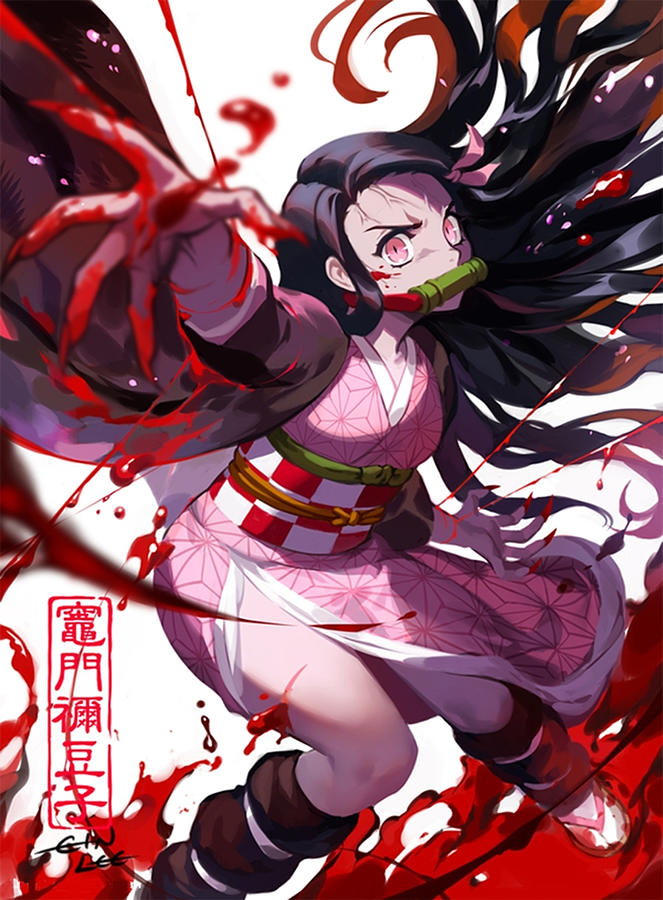 demon blood art nezuko