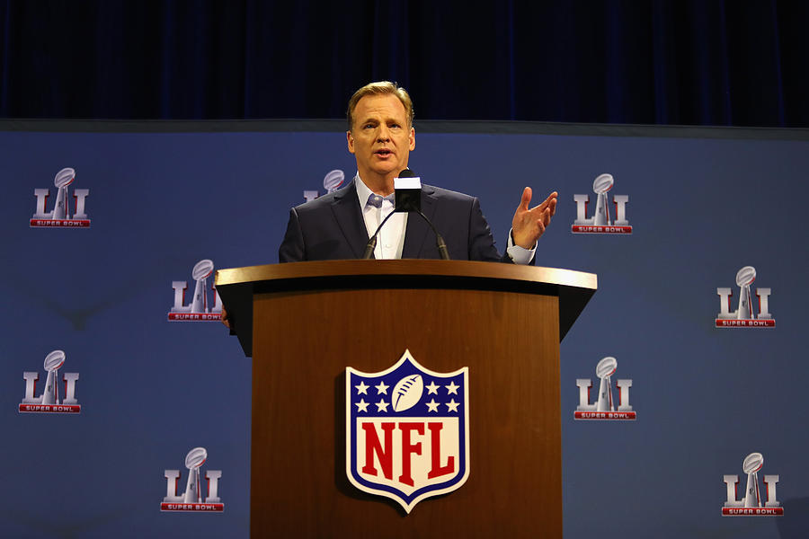 NFL Commissioner Roger Goodell Press Conference Photograph by Tim Bradbury