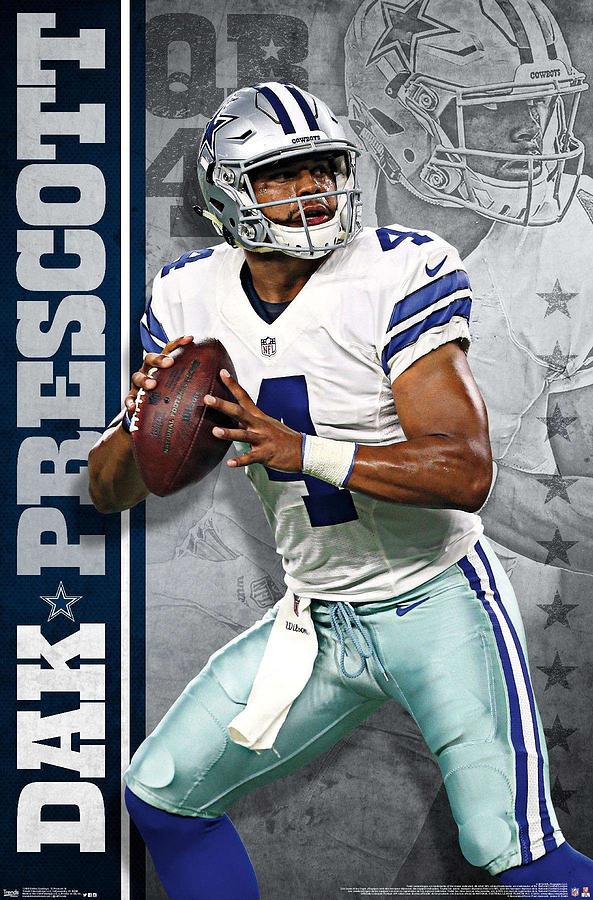 NFL Dallas Cowboys - Dak Prescott-01 Digital Art by Thuy Dinh Thi | Pixels