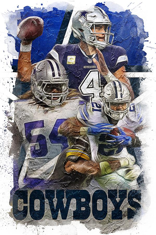 Nfl Dallas Cowboys Digital Art By Sports Basics - Fine Art America