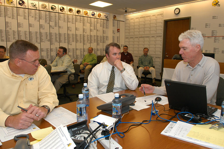 NFL Draft - Green Bay Packers War Room - April 29, 2006 Photograph by James Biever Photography LLC