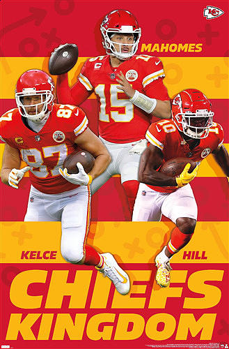 NFL-Kansas-City-Chiefs-Triplets Digital Art by Thuy Dinh Thi | Pixels