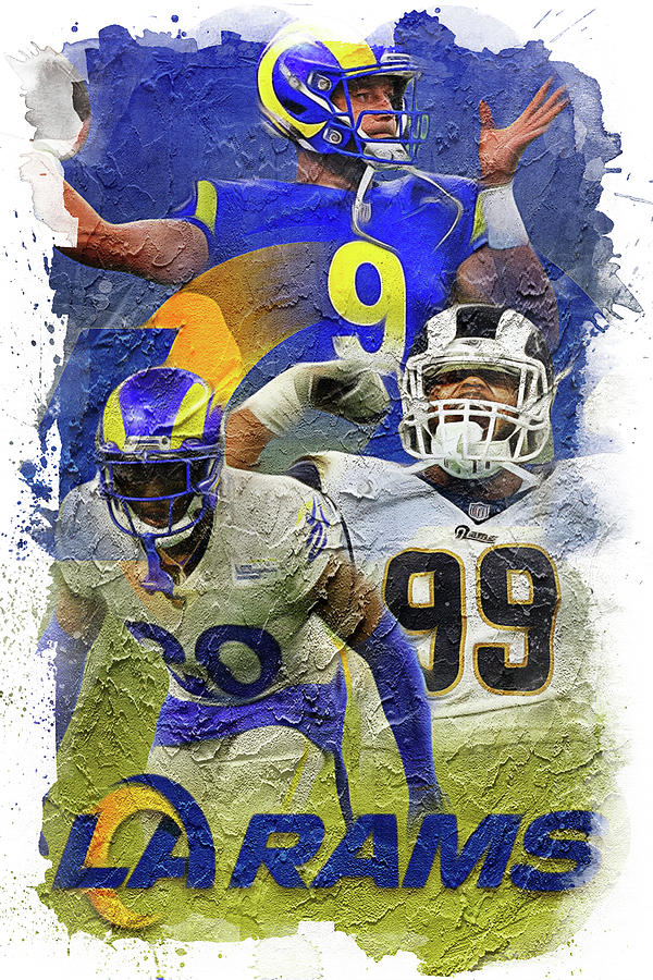 NFL Los Angeles Rams Digital Art by Sports Basics - Fine Art America