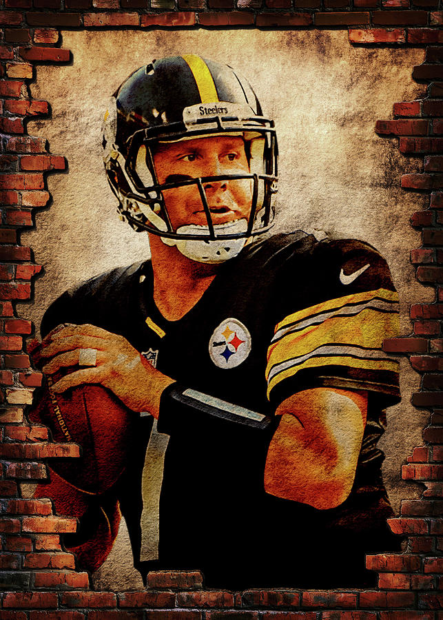 NFL Pittsburgh Steelers Player Ben Roethlisberger Benroethlisberger Ben  Roethlisberger Pittsburgh St Digital Art by Wrenn Huber - Pixels