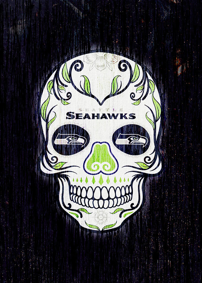 seattle seahawks skull