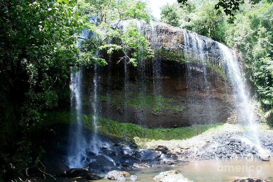 Ngardmau waterfalls, Palau Photograph by On da Raks