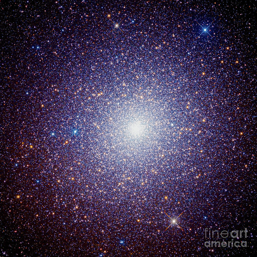 NGC 104 is a Globular Cluster in the Tucana constellation Photograph by Jim DeLillo