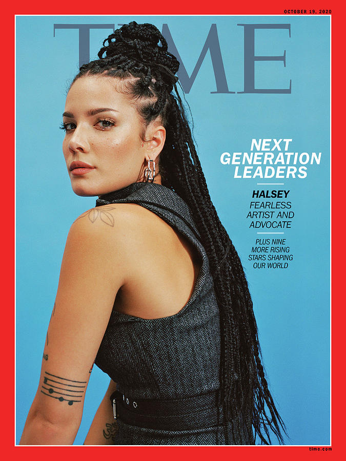 Halsey Photograph - NGL - Halsey by Photograph by Daria Kobayashi Ritch for TIME