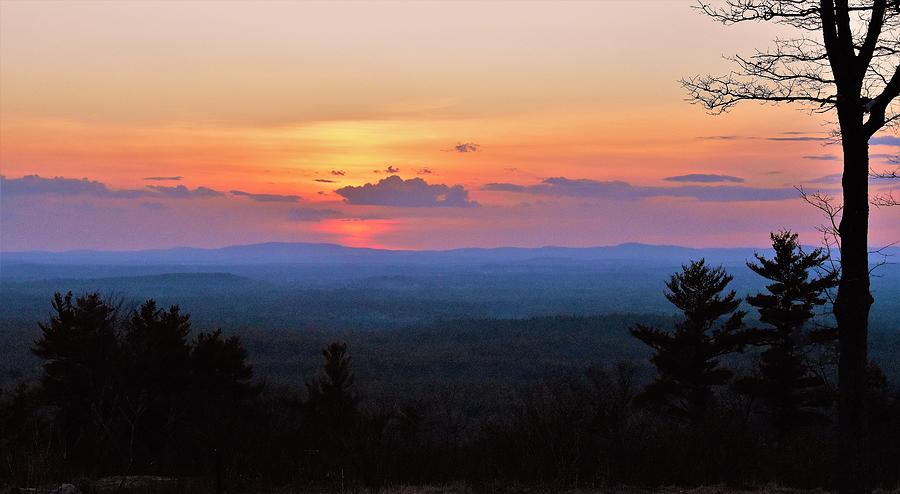 - NH Mountain Sunset 4 Photograph by THERESA Nye