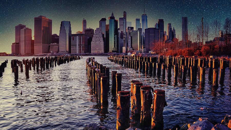Manhattan Sky  #1 Photograph by Montez Kerr