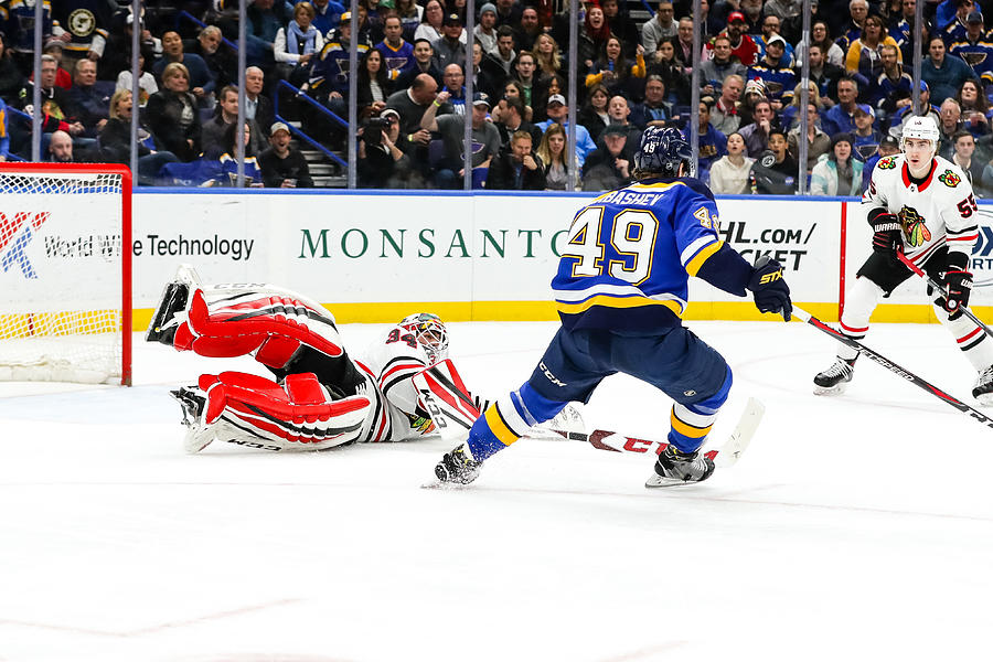 NHL: APR 04 Blackhawks at Blues Photograph by Icon Sportswire