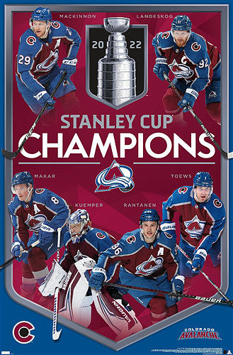 Nhl Colorado Avalanche 2022 Commemorative Stanley Cup Champions Digital Art By Thuy Dinh Thi 