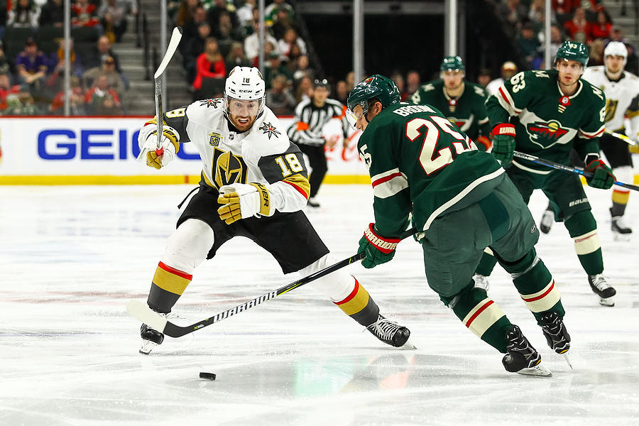 NHL: FEB 02 Golden Knights at Wild Photograph by Icon Sportswire