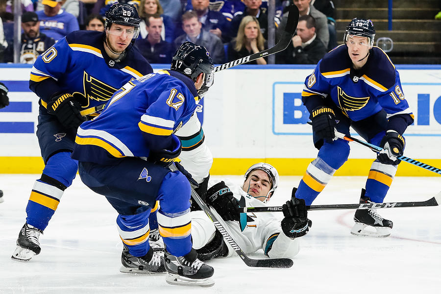 NHL: FEB 20 Sharks at Blues Photograph by Icon Sportswire