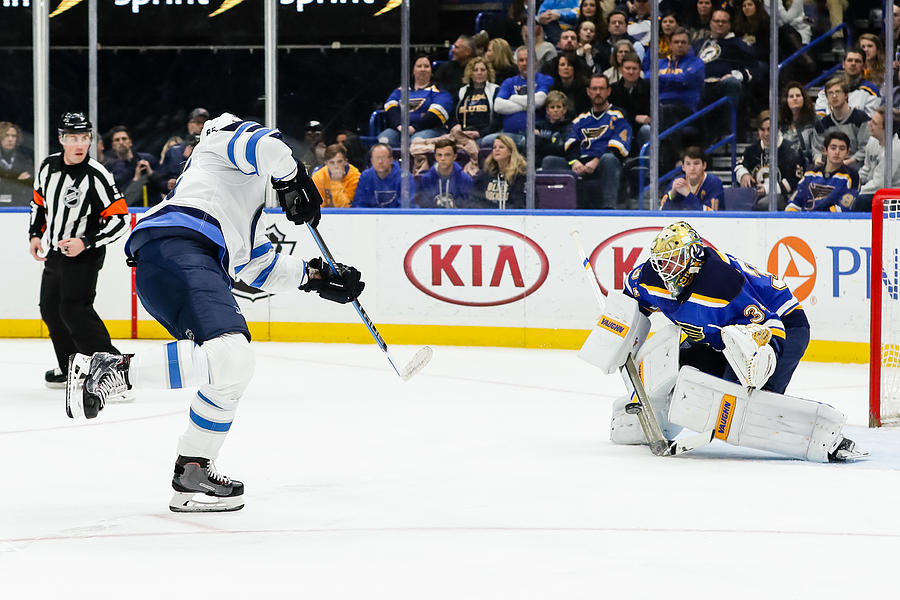 NHL: FEB 23 Jets at Blues Photograph by Icon Sportswire