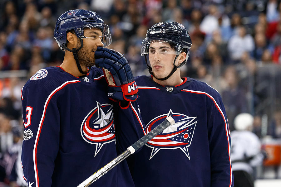 NHL: OCT 21 Kings at Blue Jackets Photograph by Icon Sportswire