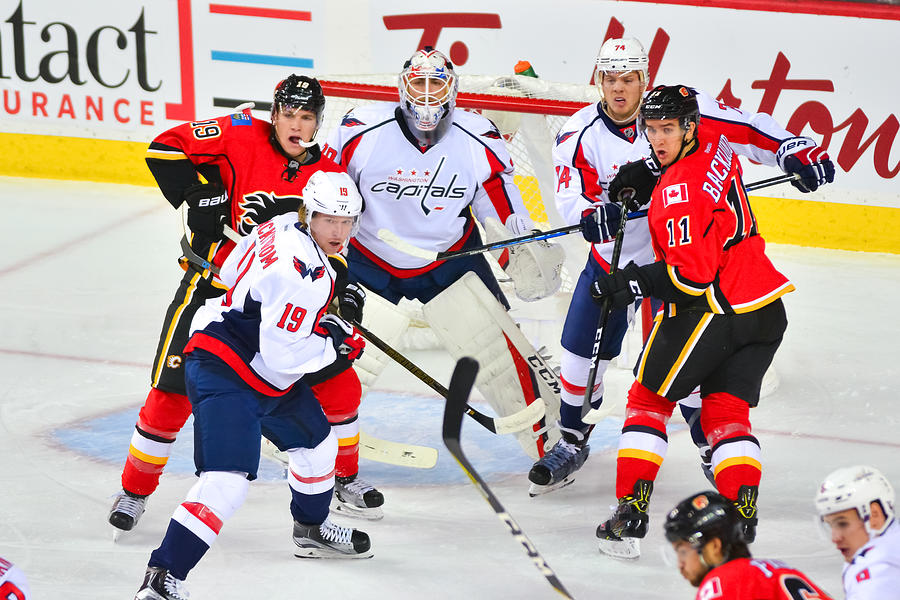 NHL: OCT 30 Capitals at Flames Photograph by Icon Sportswire