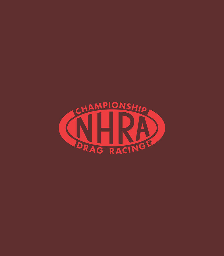 NHRA Championship Drag Racing red oval Digital Art by Caydep Barba ...