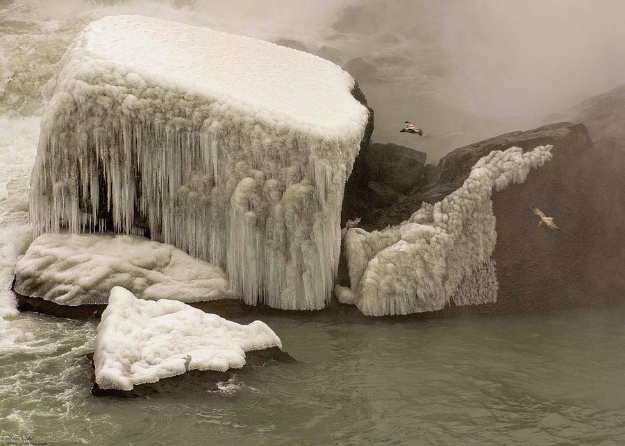 Niagara Falls - A Bloody Cold Winter Perspective - 5 Photograph by Hany J