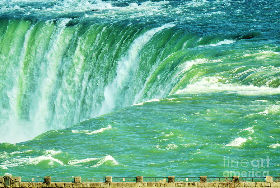 Niagara Falls Emerald Water Photograph by Charline Xia