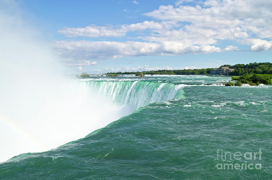 Niagara Falls - Horseshoe Falls from the Top Photograph by Maria Janicki