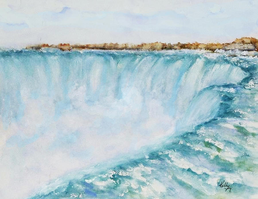 Niagara Falls Painting by Kelly Mills