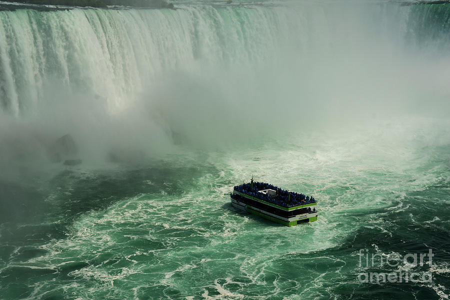 Niagara Falls tour boat Photograph by JT Lewis