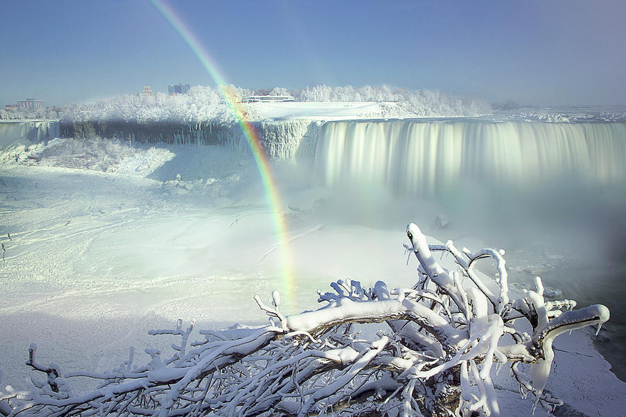 Winter Photograph - Niagara in Winter  by Magda Bognar