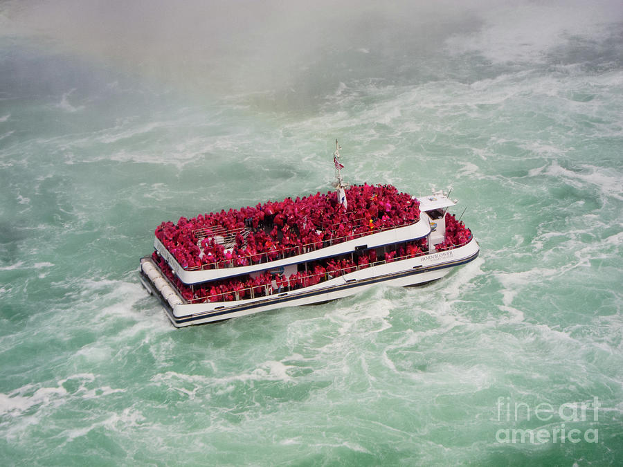 Niagara Tour Boat - Hornblower Cruises Photograph by Rich S